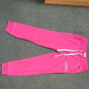 Hollister pink joggers
